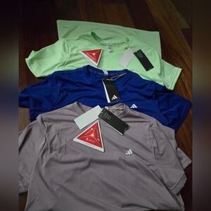 Bundle Adidas Women's Short Sleeve Tees - Mint, Navy, Lavender